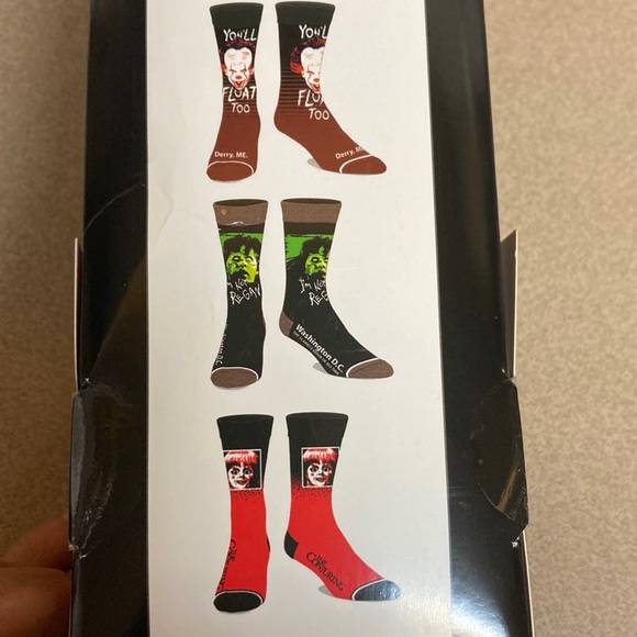 Horror Themed Men's Casual Crew Socks - Picture 8 of 8